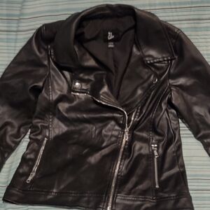 Art Class Black Leather Jacket
